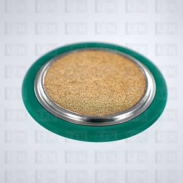 Anneau de centrage avec filtre poral - acier inox